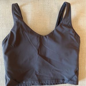 Workout V-neck crop tank